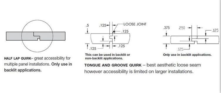 Translucent Backlit Acrylic Sheet for Wall Cladding