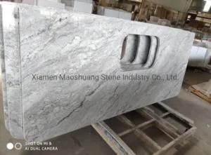 New River White Apartment Polished Granite Kitchen Tops for Building and Remodel Projects