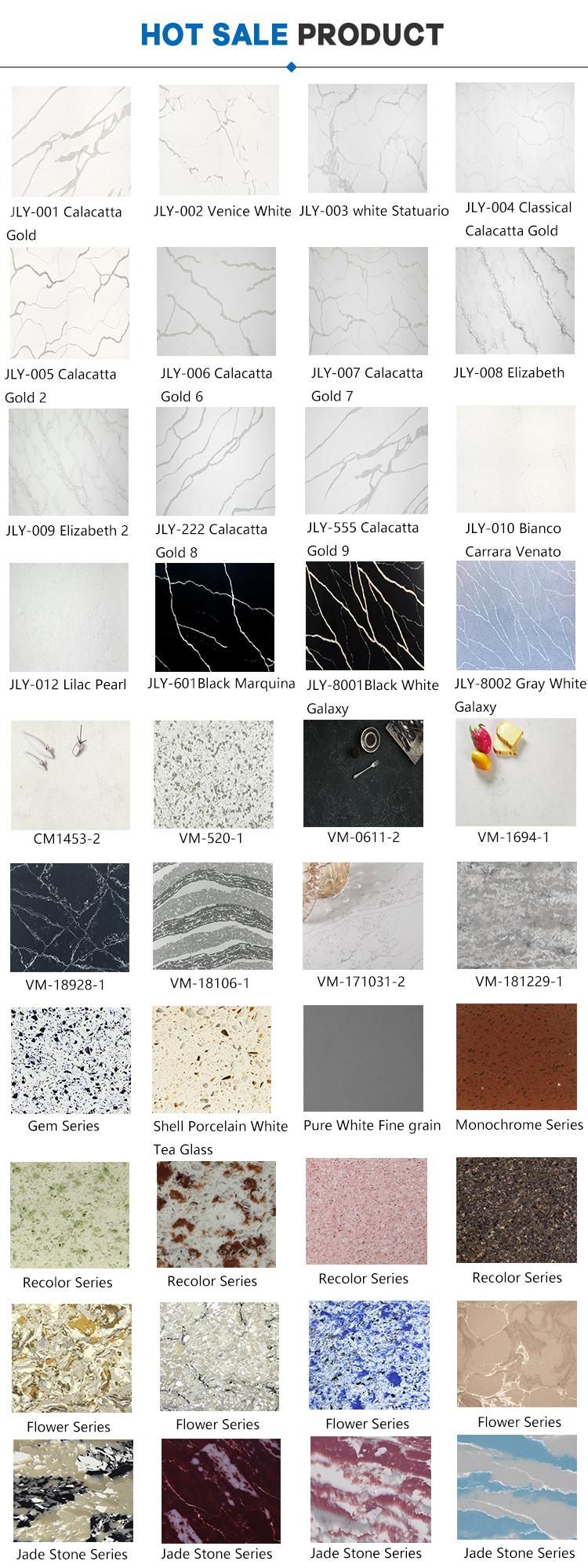 Grey Quartz Kitchen Countertop Artificial Countertop