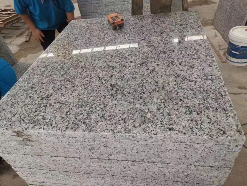 Diamond Grey Natural Grey Blue Granite Polished Slabs Tiles