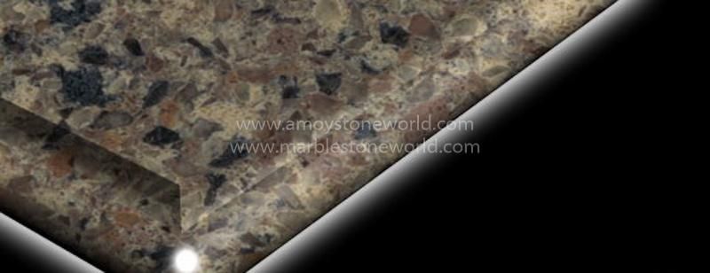 Prefab Natural Yellow/Red/White/Black/Grey/Pink/Green/Brown/Beige/Blue Granite/Quartz/Marble Stone Countertop for Kitchen/Bathroom