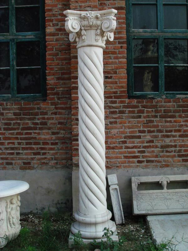 Sandstone Roman Column Solid Ionic Column