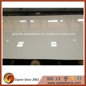 Popular Pure White Crystallized Glass Panel Slab for Flooring