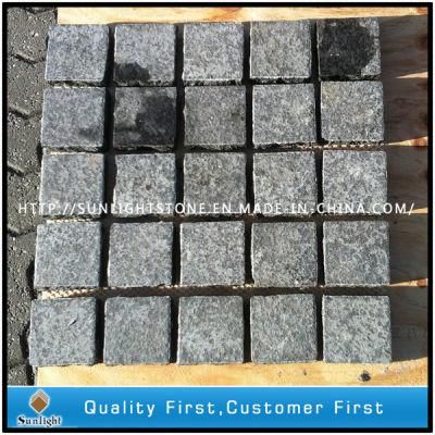 Natural Black Basalt Paving /Pavers Cube Stone for Concrete Patio/Backyard