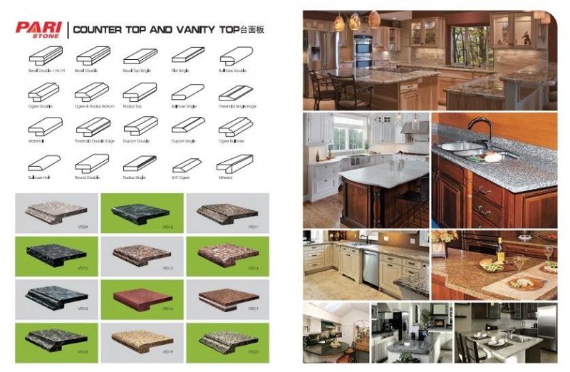Emerald Pearl Natural Stone, Polished Granite for Slab, Tile, Countertop, Vanity Tops, Paving, Building Materials