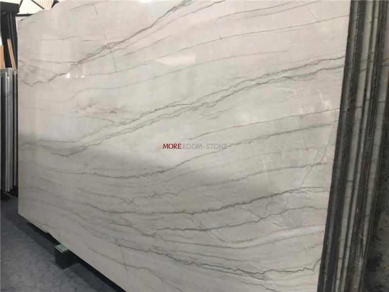 Calacatta Brasil Grey Marble Stone Slab