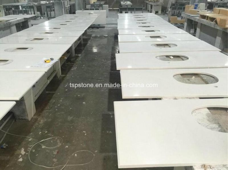 Popular Red Crystal Artificial Quartz Stone Slab