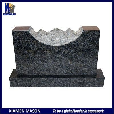 Mountain Top Bahama Blue Granite Grave Memorial Stone