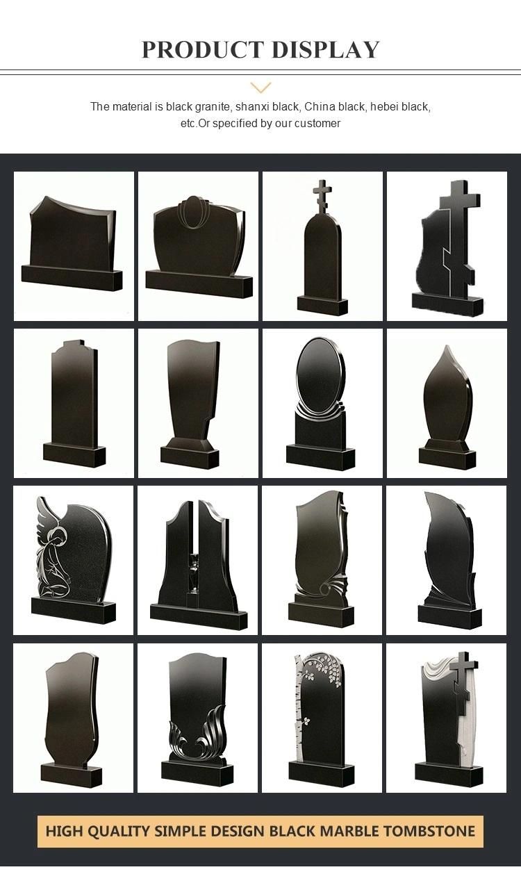 Handcarved Cross Headstone Monument Tombstone Factory Sell