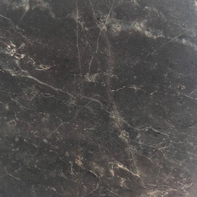Black Marble Ancient Wood Carving Marble Tile Floor Bathroom Decoration