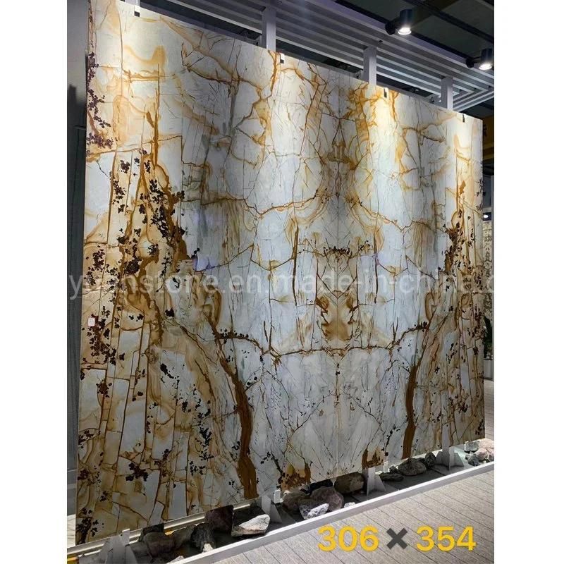 Original Natural Nuvolao Blue Mare Marble Quartzite Slab for Building
