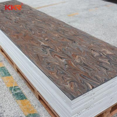 Artificial Stone 12mm Pure Solid Surface Sheet for Wall Panels