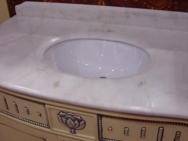 Natural Pink Granite Bathroom Vanity Tops
