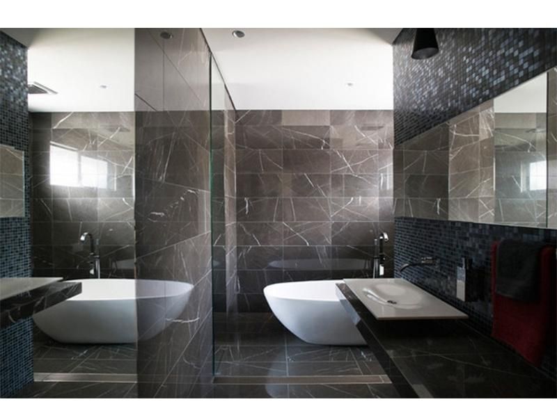 Polished Black Gray Marble for Slabs/Flooring /Wall Cladding/Countertop/Step