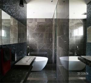 Grey Marble Slabs Pietra Tiles for Flooring/Countertop/Kitchen/Bathroom/Grey Marble