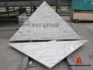 Bianco Statuario Marble Composite Panel / Tile with Porcelain Backed