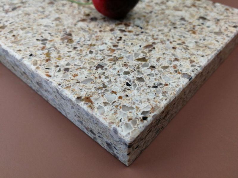 Foshan Strong Granite-Look Quartz Kitchen Countertop Sq4001