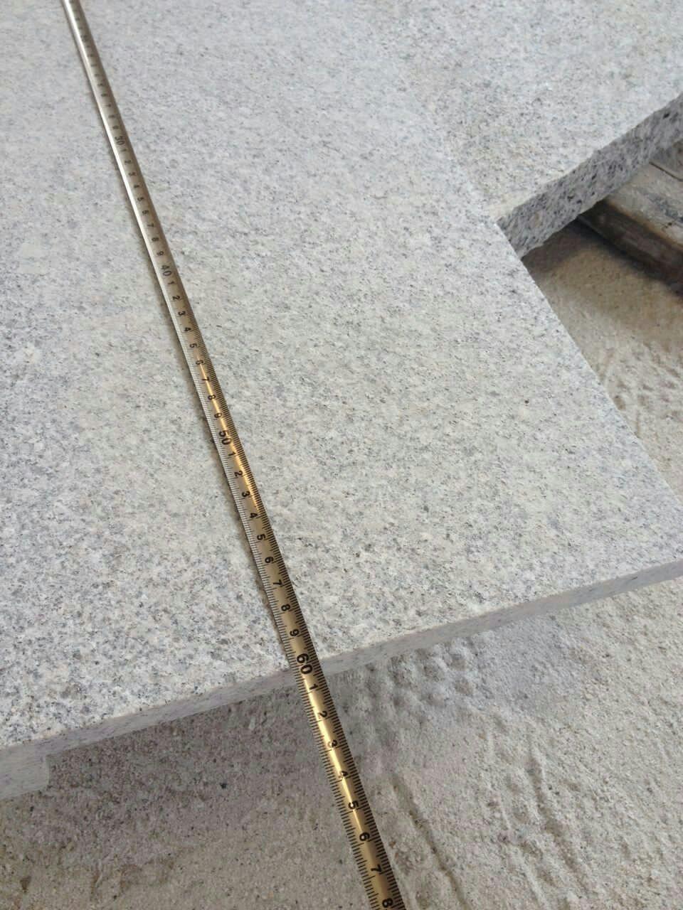 Cheap Paving Stone Granite G603 Light Grey Flooring Tile Flamed Factory on Sale