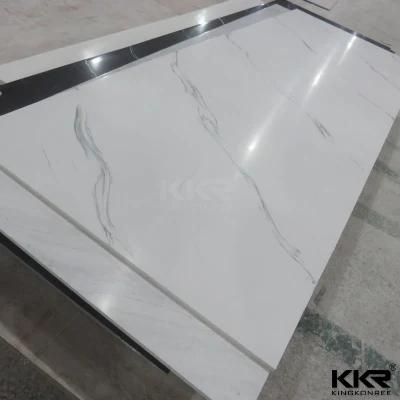 Solid Surface White Mable Pattern in 12mm LG Corian Acrylic Solid Surface Sheets