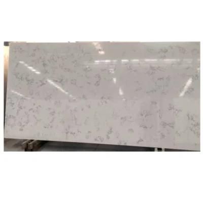 Fashionable Design Solid Surface Artificial Quartz Stone White Slab for Countertops
