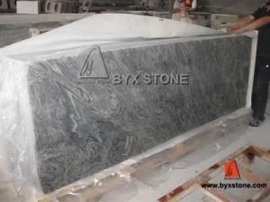 Polished China Juparana Prefabricated Granite Countertops for Bathroom / Kitchen