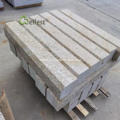 G682 Yellow Granite Edge Border Stone Beveled Edge Blocks