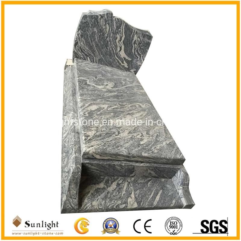 China Juparana, Sand Wave Granite Monument/Headstone/Granite Stone Tombstone