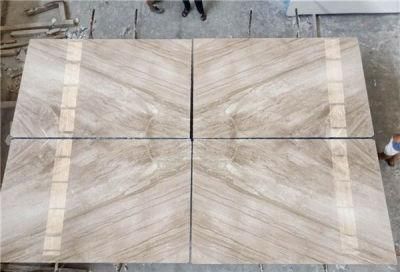 Sturdy and Durable Natural White Polished Flat Marble Stone for Floor Tiles