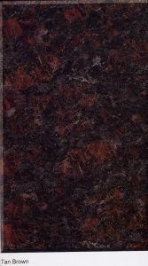 Tan Brown Color Polished Granite for Slab/Tile/Stairs/Sinks