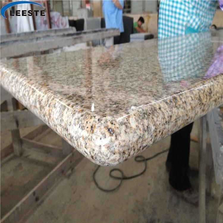 G682 Rusty Yellow Granite Natural Yellow Granite Polished Slabs Sawn Cut Cubestones
