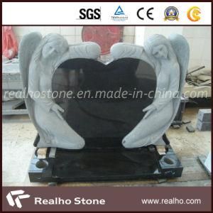 Factory Manufactured Granite Angel Statue Headstone