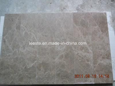 Popular Chinese Light Emperador Marble Stone Tile