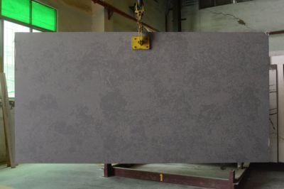 High Hardness Polished Surfaces Engineered Quartz Stone Slab