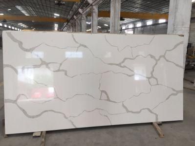 Calacatta Quartz Slab/Calacatta Nuvo Quartz/Statuario Nuvo Quartz/Statuario Maxmimus Quartz/Calacatta White Quartz/White Quartz Stone Slabs