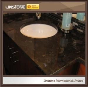 Cheap Price Polisehd Brown Antique Granite Vanity Top