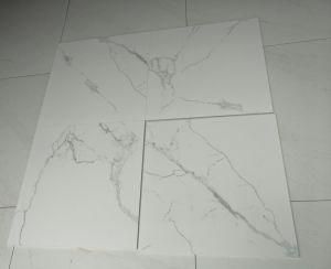 White Calacatta Artificial Quartz Stone Countertop for Bathroom and Kitchen