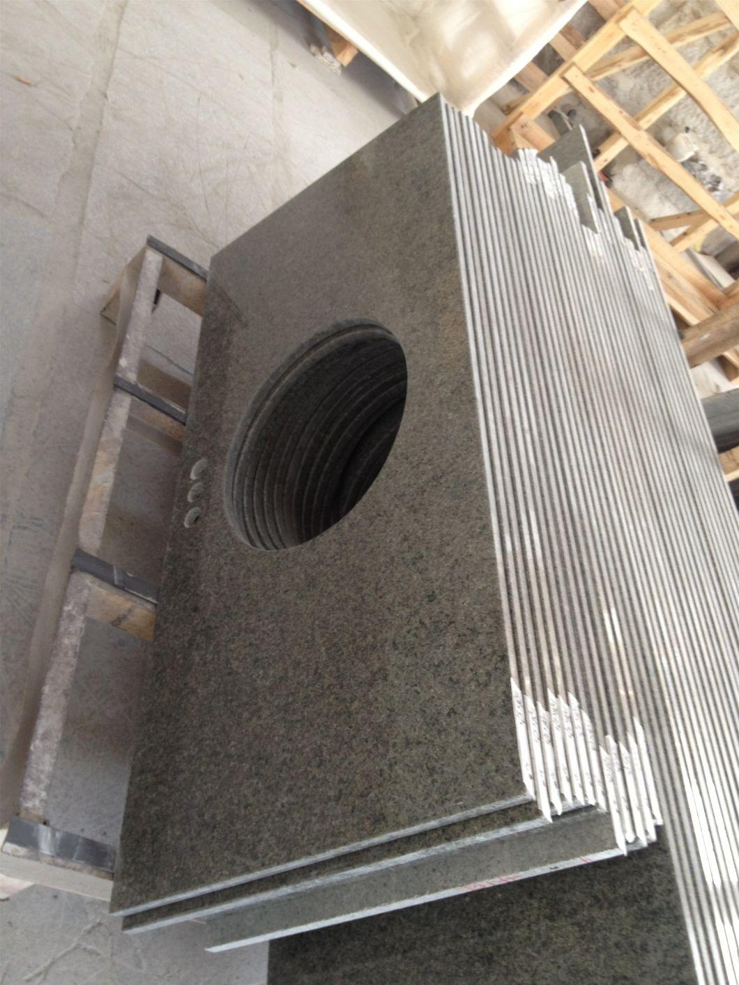 Natural Stone Black Granite Countertops for Home/Kitchen Decoration
