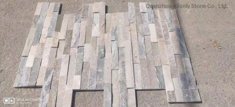 Mix Color Slate Panel Cultural Stone Tile for House Cladding Panels Exterior Wall