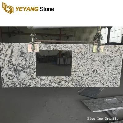 China Natural Stone White/Grey/Iceblue Granite Polished for Kitchen/Bathroom/Counter/Tops Design