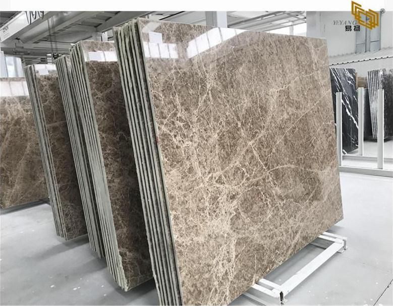 Natural Polished Light Emperador Brown/Coffee/Marron Marble for Countertop/Floor/Tile/Wall/Stairs