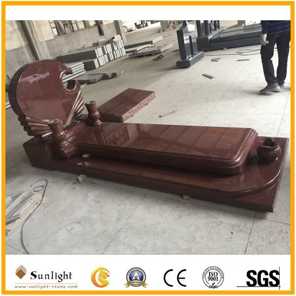 Imperial Red Granite Tombstone, Headstone, Monuments for Us Market