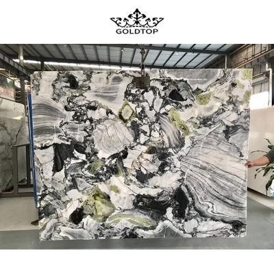 Chinese Ornament Natural Stone Polished/ Honed Surface Bathroom/Kitchen /Living Room Countertop Ice Jade Marble for Home