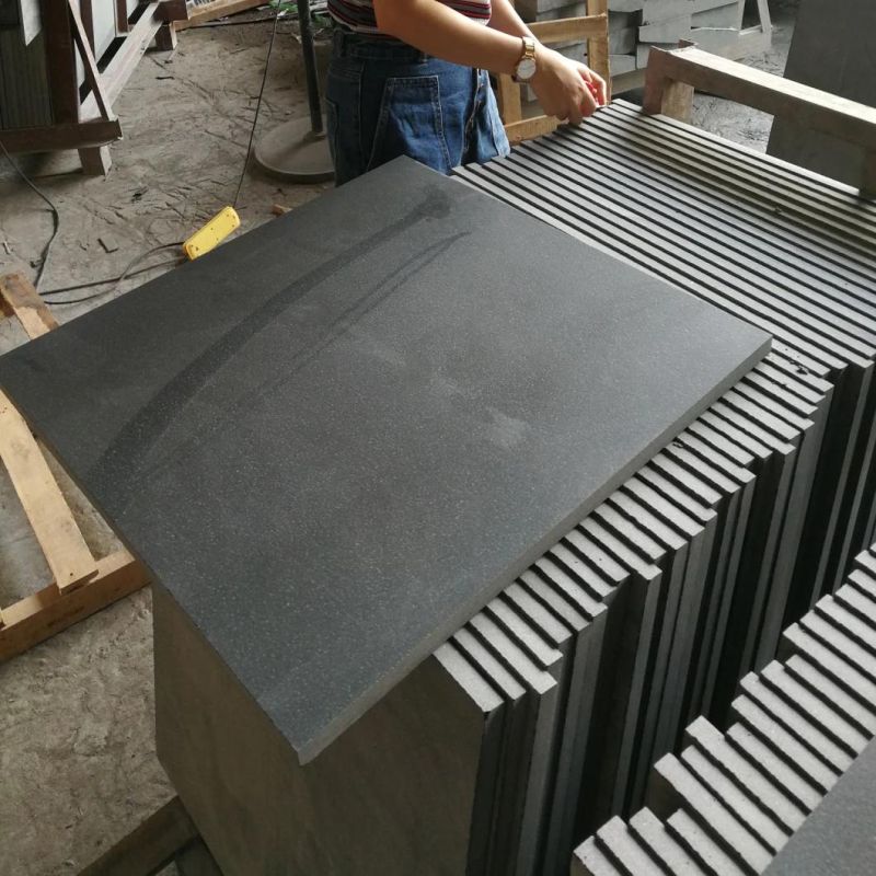 Granite Stone Colors Leather Surface Black Mongolia Stone Granite Factory