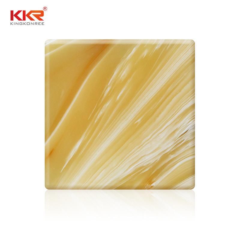 Factory Directly Decoration Material Artificial Stone Translucent Solid Surface