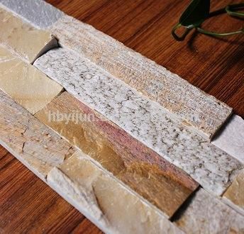 Slate Stacked Natural Stone Tiles Cheap Exterior Wall Stone