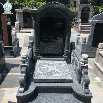 Chineses Style Tombstone Granite Monument