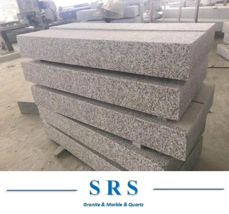 Natural Grey Granite/Basalt/Limestone Kerbs Stone Beveled for Outdoor Landscape