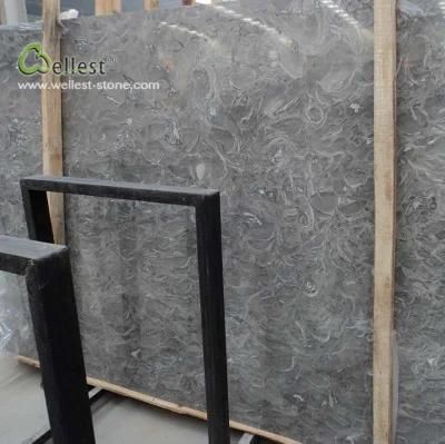 Kitchen Countertops Vanity Tops Bathroom Commerical Hotel Grey Flower Type Marble Slab