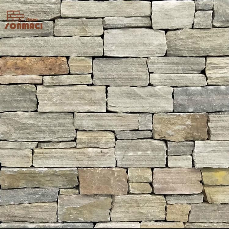 Natural Beige Slate Ledger Stone Veneer