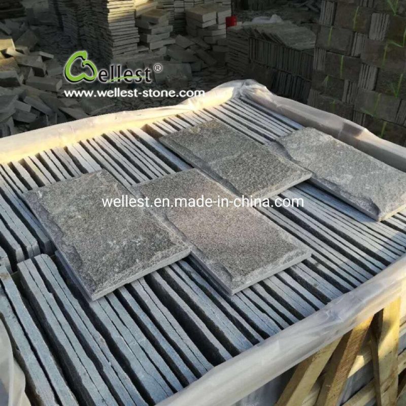 Pink Quartzite Rock Face Wall Mushroom Stone